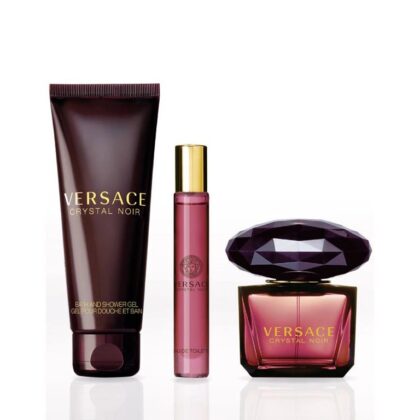 VERSACE SET CRYSTAL NOIR EDT90ML BL100ML EDT10ML