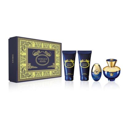 VERSACE SET DYLAN BLUE EDP100ML SG100ML BL100ML EDP5ML W