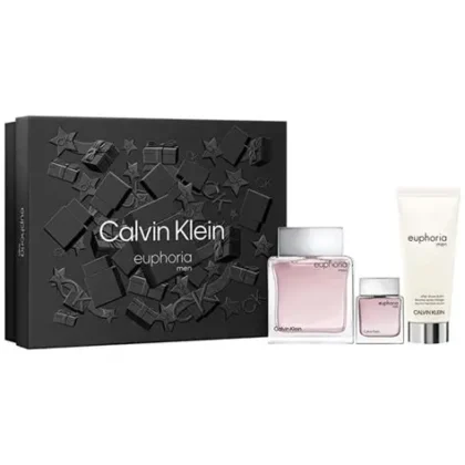 CALVIN KLEIN EUPHORIA (M) SET EDT 100ML + EDT 15ML + ASB 100ML